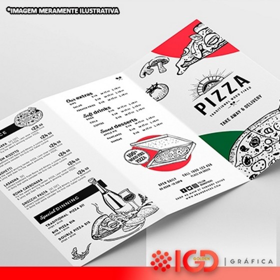 Cardápios Personalizados Recife - Cardápios para Pizzaria