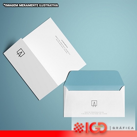 Cotação de Envelopes Empresariais Brasilândia - Envelopes com Aba