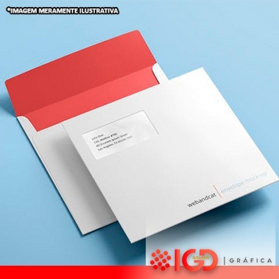 Envelopes Empresariais Taguatinga - Envelopes 26x36