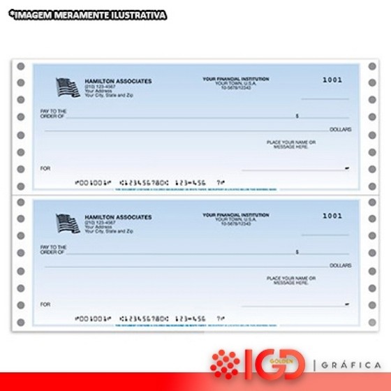 Gráfica para Formulário Contínuo para Empresa Itaim Paulista - Formulário Contínuo Personalizado