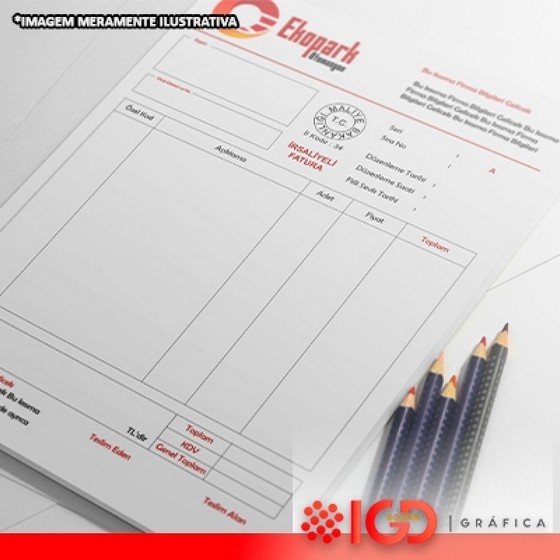 Gráfica para Formulários de Notas Fiscais Araripina - Formulário Contínuo para Empresa