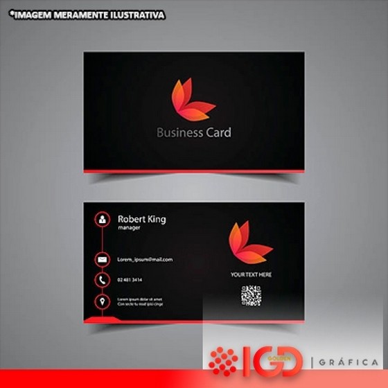 Impressão de Cartão de Visita Personalizado Patos - Cartão de Visita Empresarial