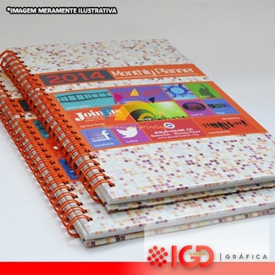 Orçamento para Agenda Personalizada Rio Branco - Agenda 15x21 Cm