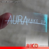 impressão de adesivo transparente Ibirapuera