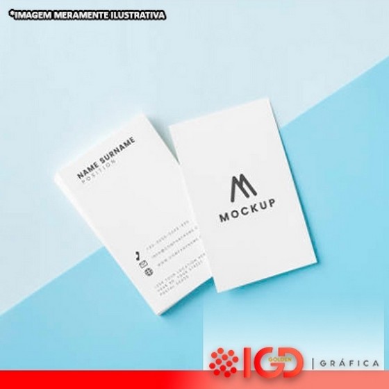 Venda de Cartão de Visita para Empresas Tartarugalzinho - Impressão de Cartão de Visita